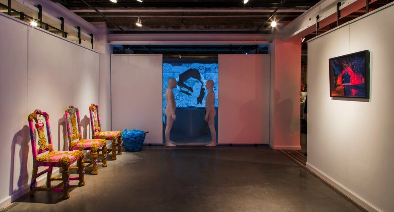Rumney Guggenheim Gallery Grand Opening Brooklyn NY Sing Museum Wall Panels
